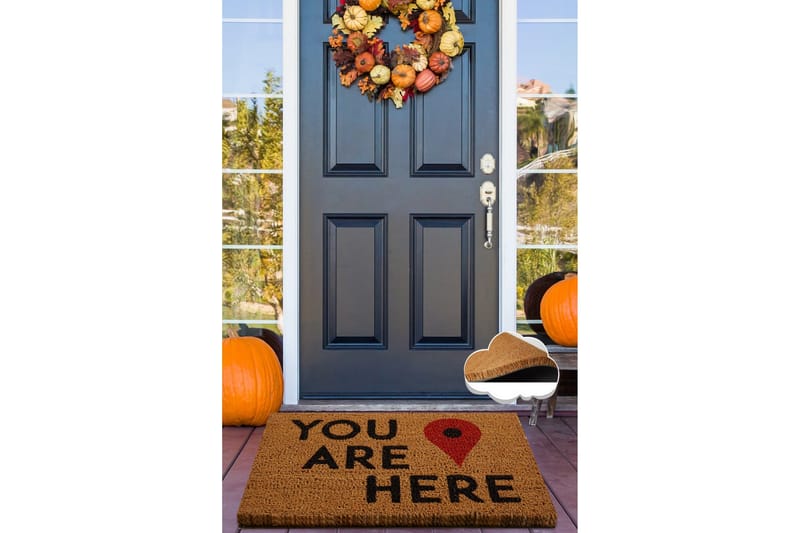 Chilai Dørmatte 40x60 cm - PVC/Multifarget - Tekstiler - Tepper & Matter - Hall matte