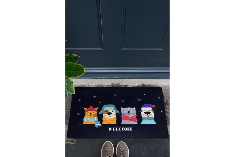 Chilai Dørmatte 45x70 cm - PVC/Multifarget - Tekstiler - Tepper & Matter - Hall matte