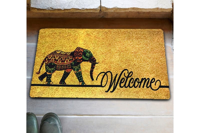Chilai Dørmatte 45x70 cm - PVC/Multifarget - Tekstiler - Tepper & Matter - Små tepper