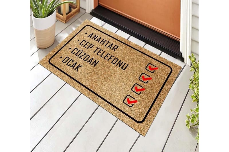 Chilai Dørmatte 45x70 cm - PVC/Multifarget - Tekstiler - Tepper & Matter - Hall matte