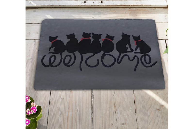Chilai Dørmatte 45x70 cm - PVC/Multifarget - Tekstiler - Tepper & Matter - Små tepper