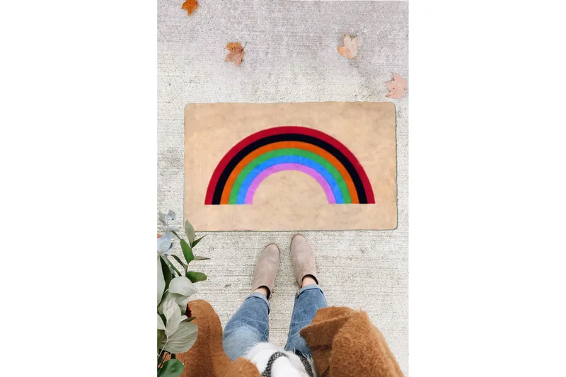 Chilai Dørmatte 45x70 cm - PVC/Multifarget - Tekstiler - Tepper & Matter - Hall matte