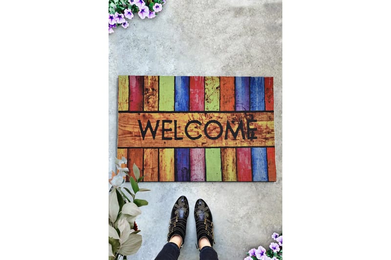 Chilai Dørmatte 45x70 cm - PVC/Multifarget - Tekstiler - Tepper & Matter - Hall matte