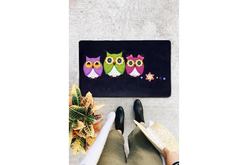 Chilai Dørmatte 45x70 cm - PVC/Multifarget - Tekstiler - Tepper & Matter - Hall matte