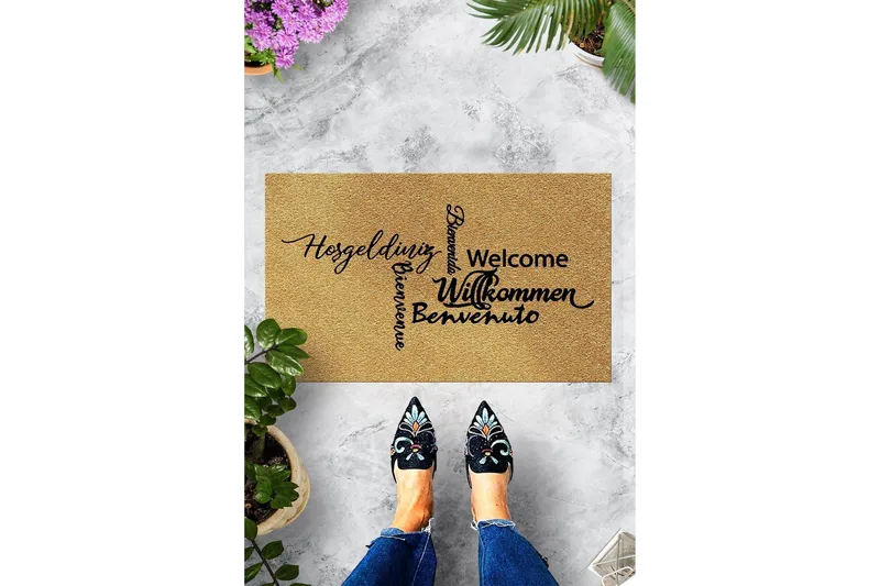 Chilai Dørmatte 45x70 cm - PVC/Multifarget - Tekstiler - Tepper & Matter - Hall matte