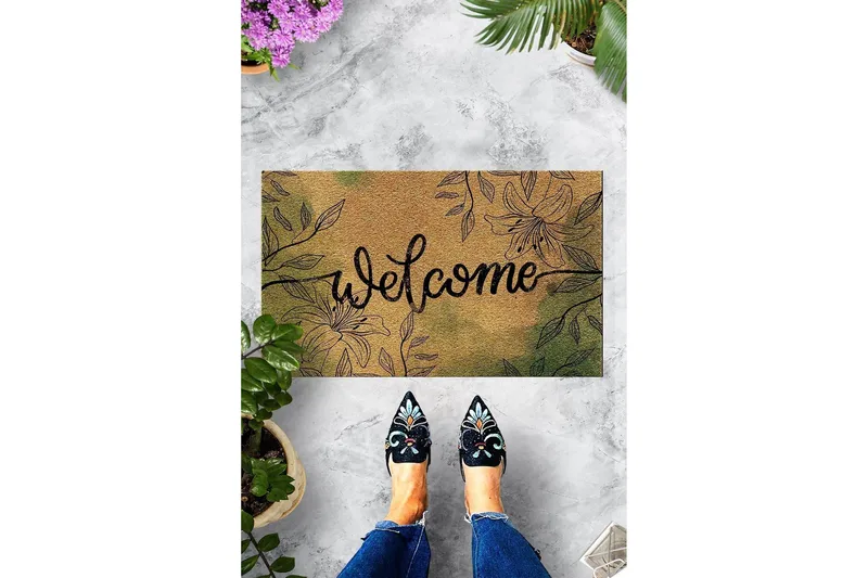 Chilai Dørmatte 45x70 cm - PVC/Multifarget - Tekstiler - Tepper & Matter - Hall matte