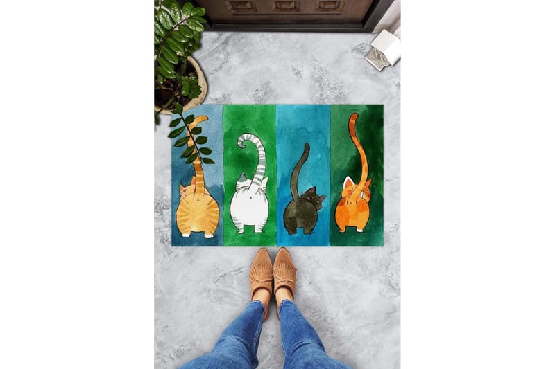 Chilai Dørmatte 45x70 cm - PVC/Multifarget - Tekstiler - Tepper & Matter - Hall matte