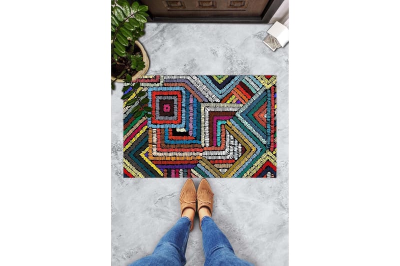 Chilai Dørmatte 45x70 cm - PVC/Multifarget - Tekstiler - Tepper & Matter - Hall matte