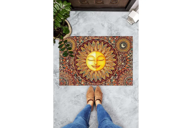 Chilai Dørmatte 45x70 cm - PVC/Multifarget - Tekstiler - Tepper & Matter - Hall matte