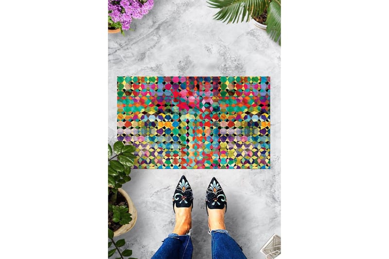 Chilai Dørmatte 45x70 cm - PVC/Multifarget - Tekstiler - Tepper & Matter - Hall matte