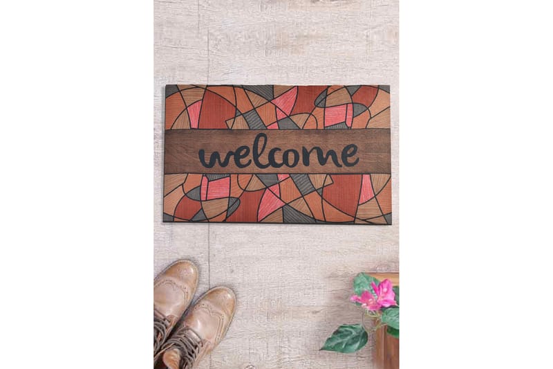 Chilai Dørmatte 45x70 cm - PVC/Multifarget - Tekstiler - Tepper & Matter - Hall matte