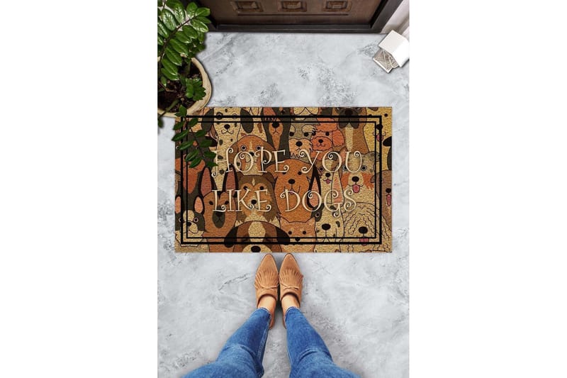 Chilai Dørmatte 45x70 cm - PVC/Multifarget - Tekstiler - Tepper & Matter - Hall matte