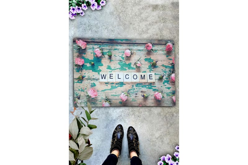 Chilai Dørmatte 45x70 cm - PVC/Multifarget - Tekstiler - Tepper & Matter - Hall matte