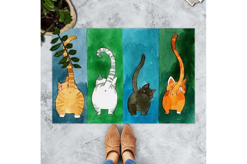 Chilai Dørmatte 45x70 cm, PVC/Multifarget