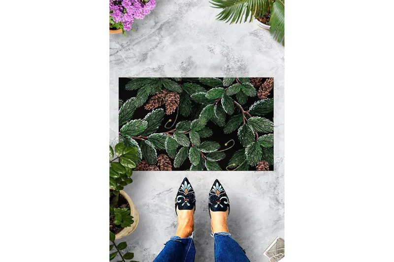 Chilai Dørmatte 45x70 cm - PVC/Multifarget - Tekstiler - Tepper & Matter - Hall matte