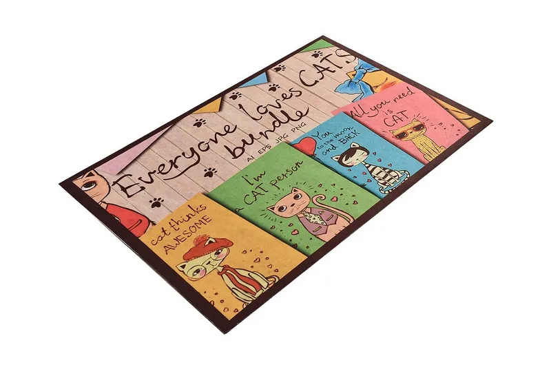 Dørmatte Bunt, Flerfarget