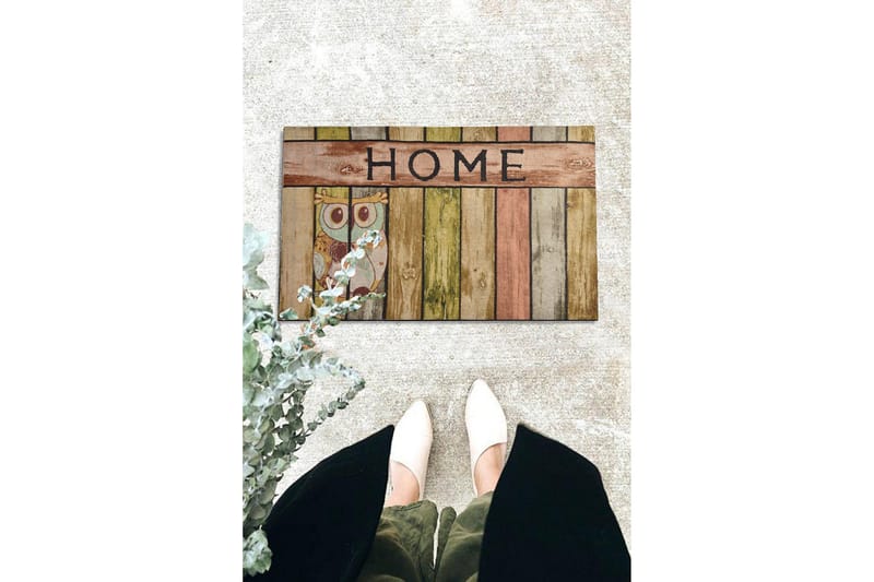 Dørmatte Home Owl - Flerfarget - Tekstiler - Tepper & Matter - Små tepper