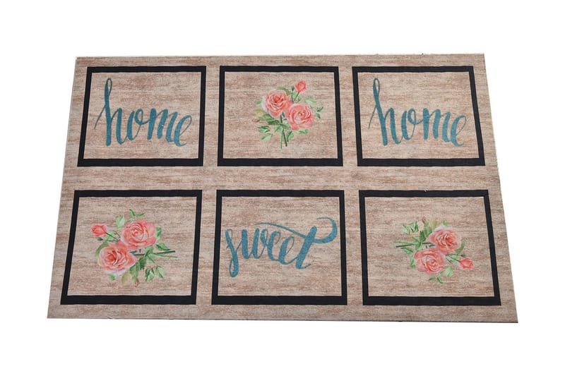Dørmatte Rose Hjem, Flerfarget