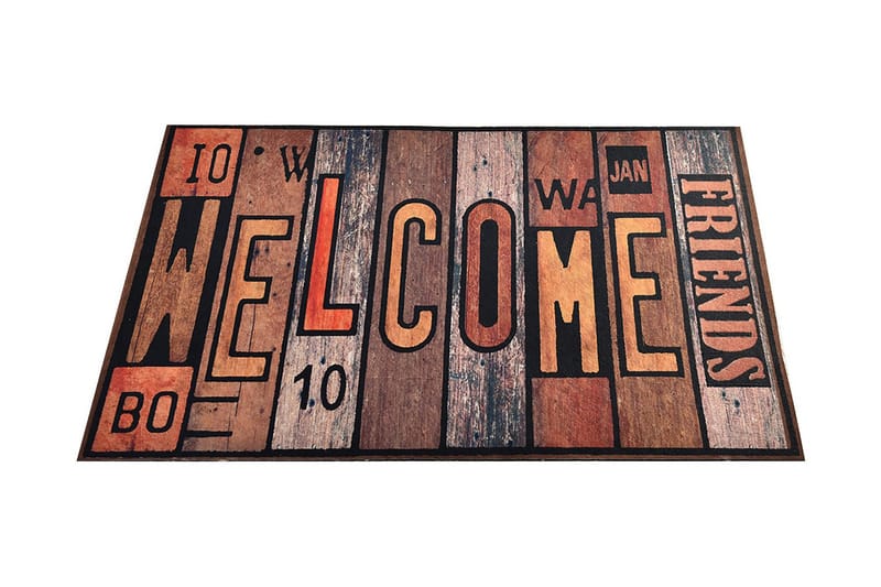 Dørmatte Venner - Flerfarget - Tekstiler - Tepper & Matter - Hall matte