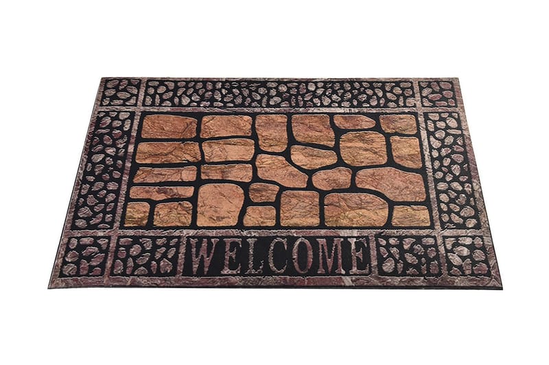 Doeldat Melda - Flerfarget - Tekstiler - Tepper & Matter - Hall matte