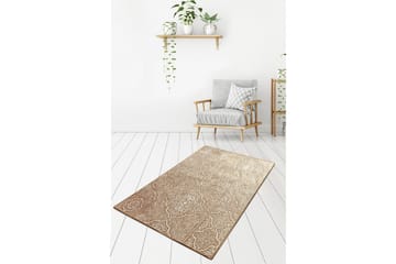 Hall Matte Anna - Beige (60 x 140) - Beige / Fløyel - Tekstiler - Tepper & Matter - Små tepper
