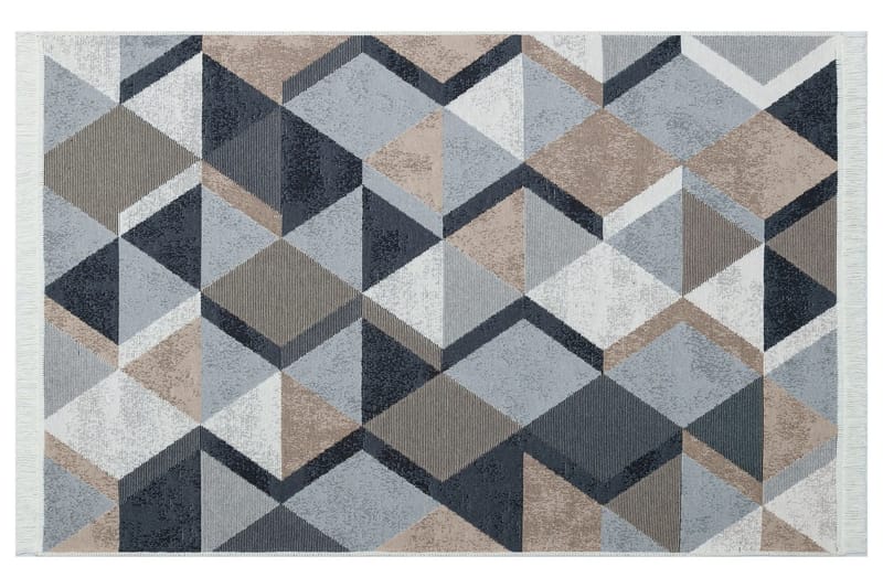 Hall Matte AR 10 - Beige, Svart - Beige/Svart/Hvit/Bomull - Tekstiler - Tepper & Matter - Små tepper
