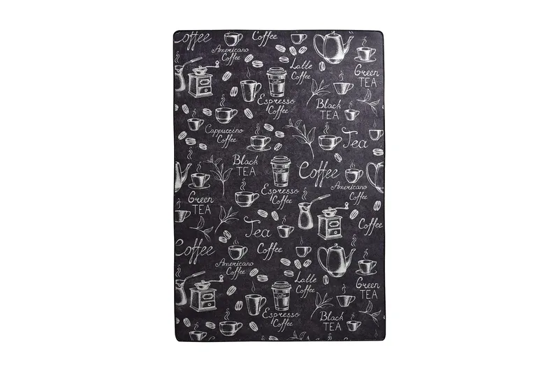 Hall Matte Cappuccino - Svart (80 x 200), Svart / Fløyel