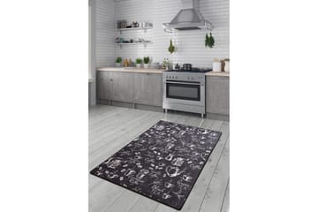 Hall Matte Cappuccino - Svart (80 x 200) - Tekstiler - Tepper & Matter - Små tepper