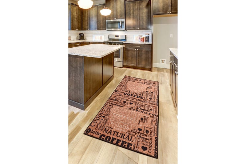 Hall Matte Fincan - Caramel (60 x 140) - Flerfarget/Fløyel - Tekstiler - Tepper & Matter - Hall matte