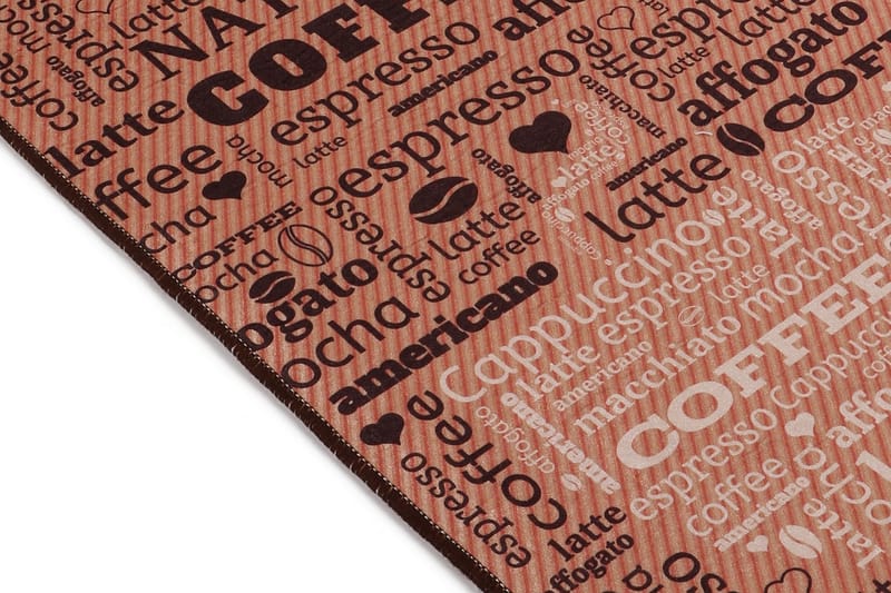 Hall Matte Fincan - Caramel (60 x 140) - Flerfarget/Fløyel - Tekstiler - Tepper & Matter - Små tepper