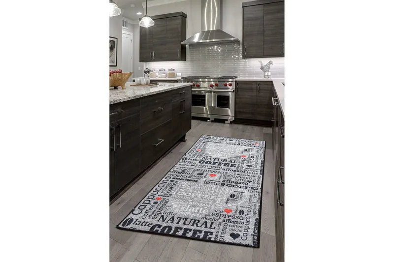 Hall Matte Fincan - Grå (60 x 140) - Grå / Fløyel - Tekstiler - Tepper & Matter - Hall matte