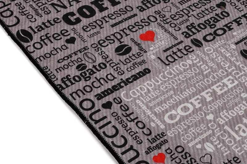 Hall Matte Fincan - Grå (60 x 140) - Grå / Fløyel - Tekstiler - Tepper & Matter - Små tepper