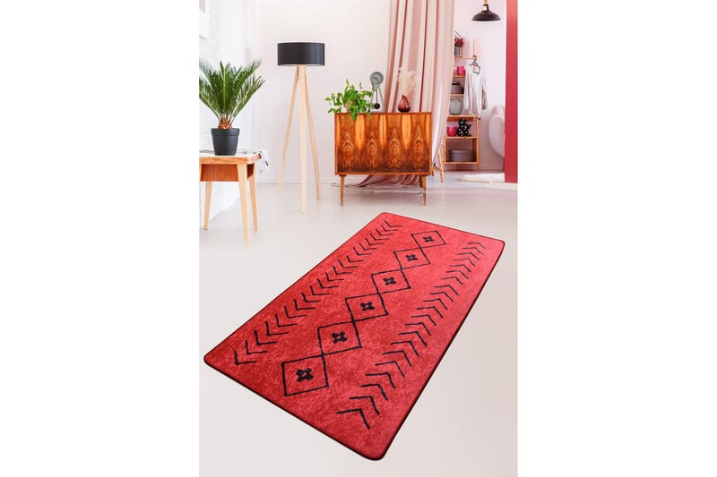 Hall Matte Fiona - Rød (80 x 200) - Tekstiler - Tepper & Matter - Små tepper