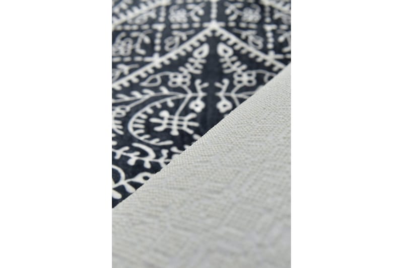 Hall Matte Maggie - Svart (60 x 140) - Svart / Fløyel - Tekstiler - Tepper & Matter - Små tepper