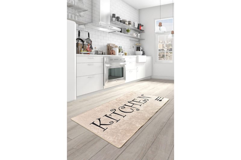 Hall Matte Skje (80 x 200) - Flerfarget/Fløyel - Tekstiler - Tepper & Matter - Små tepper