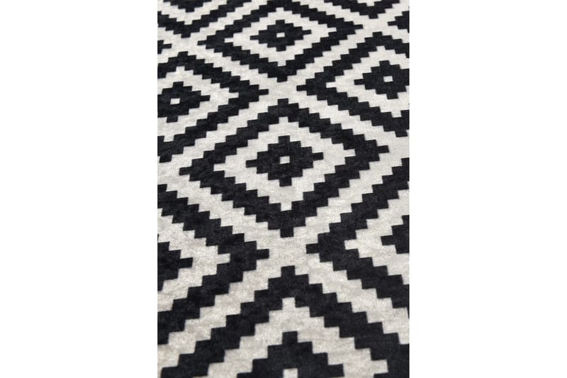 Hall Matte Svart Hvit (80 x 200) - Hall matte - Små tepper