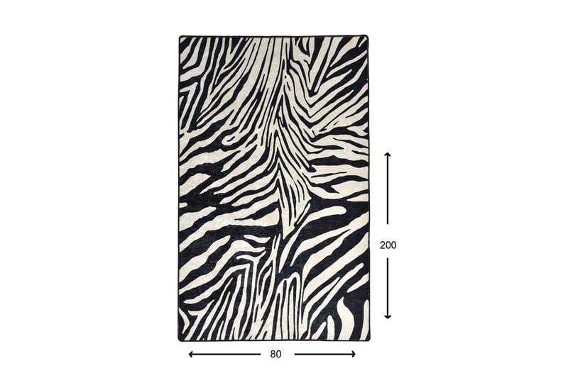 Hall Matte Zebra (80 x 200) - Tekstiler - Tepper & Matter - Små tepper
