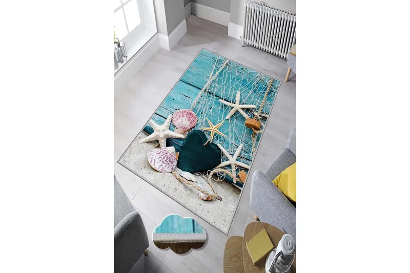 Homefesto Matte 50x80 cm - Multifarget - Tekstiler - Tepper & Matter - Små tepper