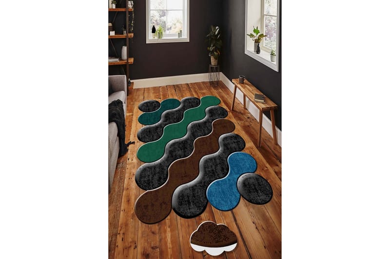 Homefesto Matte 60x100 cm - Multifarget - Tekstiler - Tepper & Matter - Små tepper