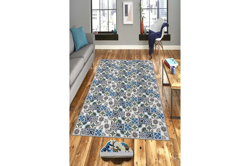 Homefesto Matte 60x100 cm - Multifarget - Tekstiler - Tepper & Matter - Moderne tepper - Wiltontepper