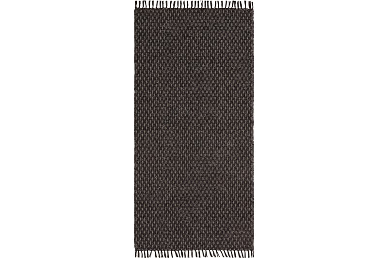 Julie Bomullsmatte 70x250 cm Svart - Horredsmattan - Tekstiler - Tepper & Matter - Små tepper