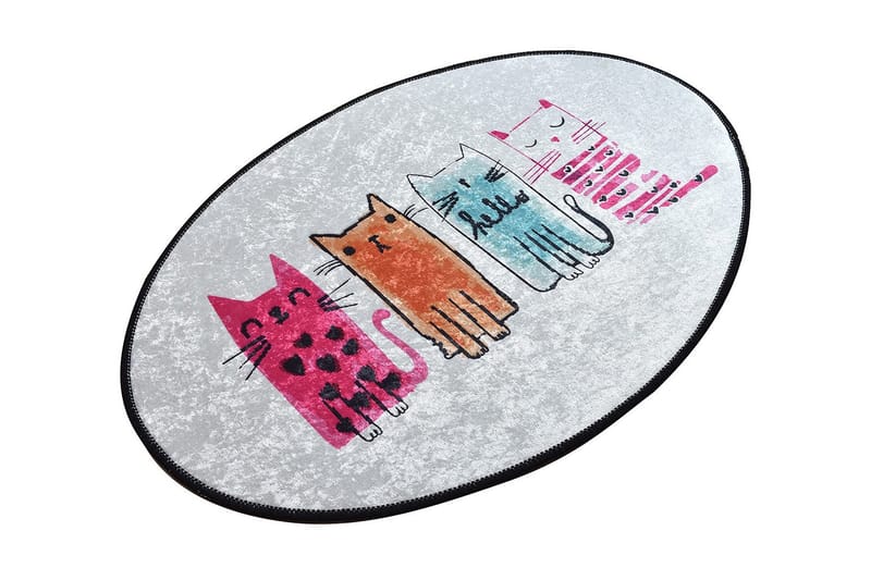 Matte Baby Cats Oval DJT - Tekstiler - Tepper & Matter - Små tepper