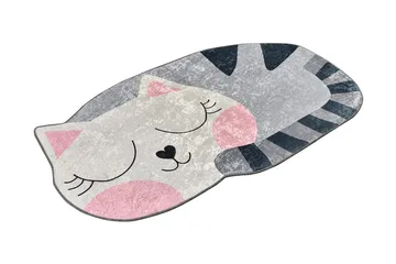 Matte Big Cat (60 x 100) - Flerfarget/Fløyel - Tekstiler - Tepper & Matter - Små tepper