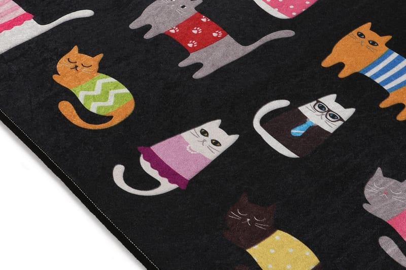 Matte Cats DJT Svart - Tekstiler - Tepper & Matter - Små tepper