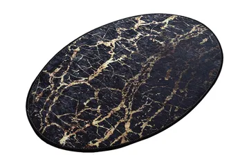 Matte Golds Oval DJT - Flerfarget/Fløyel - Tekstiler - Tepper & Matter - Små tepper
