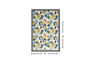 Matte Lemon (80 x 150) - Flerfarget/Fløyel - Tekstiler - Tepper & Matter - Små tepper