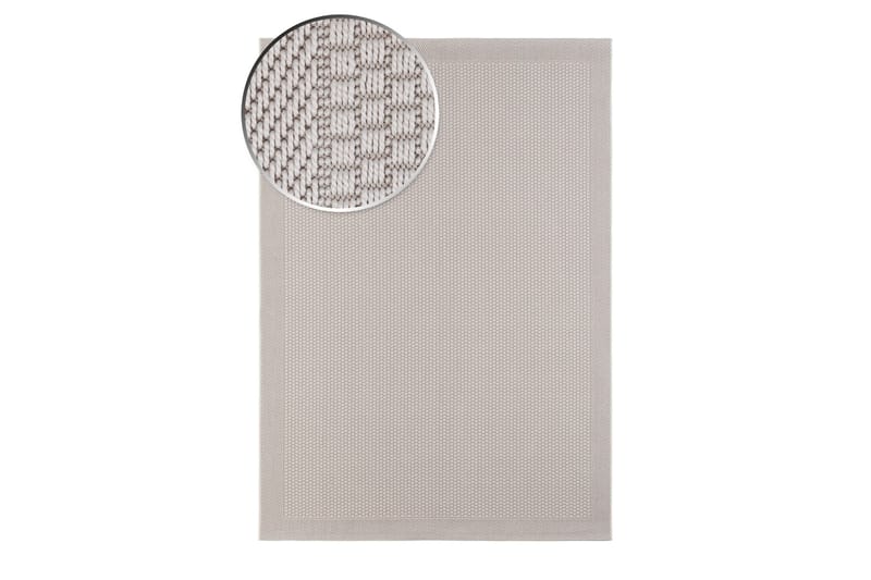Miami Flatvevd Matte 240x340 cm - Hvit - Tekstiler - Tepper & Matter - Små tepper