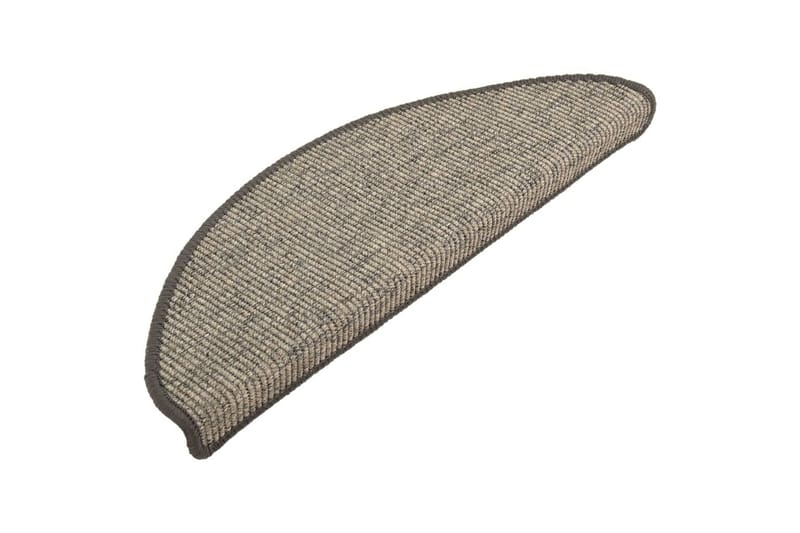 beBasic Selvklebende trappematter 15 stk grå og beige 65x25 cm - Beige - Trappetepper