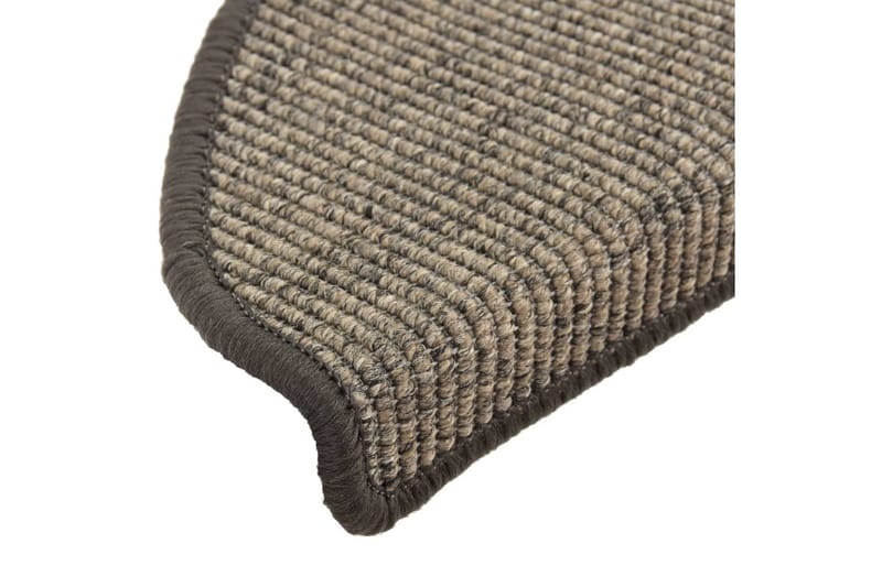 beBasic Selvklebende trappematter 15 stk grå og beige 65x25 cm - Beige - Tekstiler - Tepper & Matter - Spesialmatte - Trappetepper