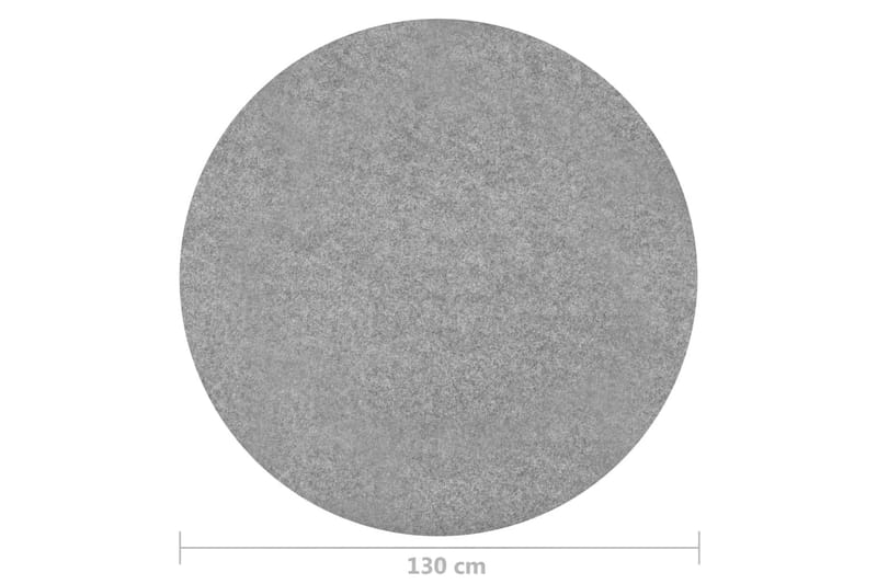 Kunstgress med knotter dia.130 cm grå rund - Grå - Tekstiler - Tepper & Matter - Spesialmatte - Nålefiltmatter & kunstgressmatter